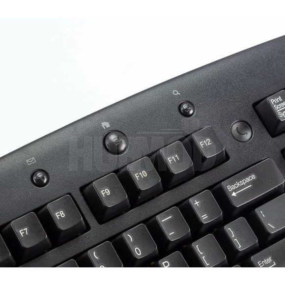 DELL PS/2 104-Key PC Windows Desktop Keyboard Black Wired RT7D00 SK-8100 - Picture 10 of 11